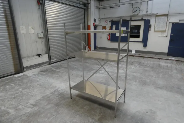 Kohlhoff Edelstahl-Regalsystem Maße in cm: ca. 100x59x182
